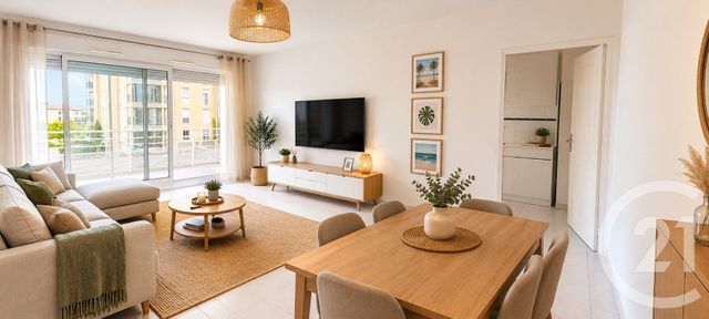Appartement F3 à vendre - 3 pièces - 77.23 m2 - LATTES - 34 - LANGUEDOC-ROUSSILLON - Century 21 Terre Du Sud